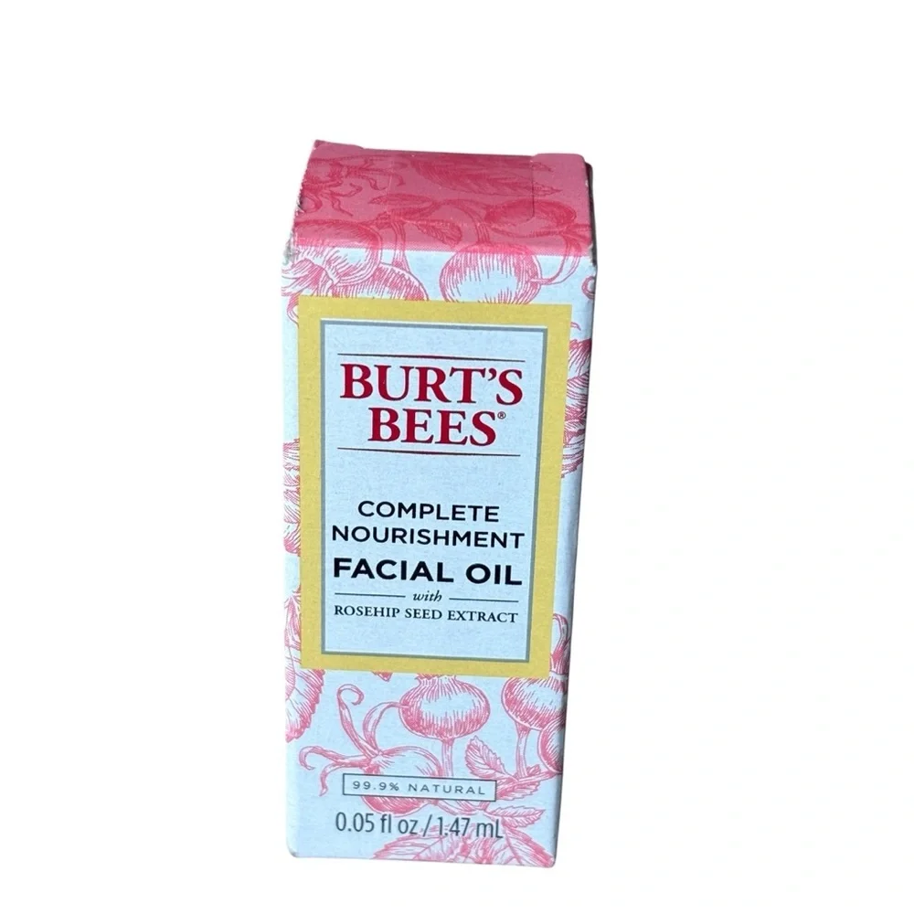 Burt's Bees Complete Nourishment Facial Oil NIB .05 oz